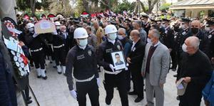 Muğla'da şehit olan polis memuru Aydın'da son yolculuğuna uğurlandı