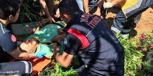 Muğla'da ayağını çapa makinesine kaptıran kişi yaralandı