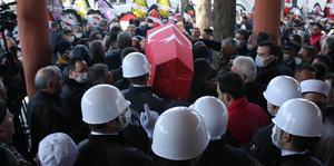 Bingöl'de şehit olan özel harekat polisi Aydın'da son yolculuğuna uğurlandı