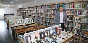 Sultanhisar'da yapılan kütüphane hizmete açıldı