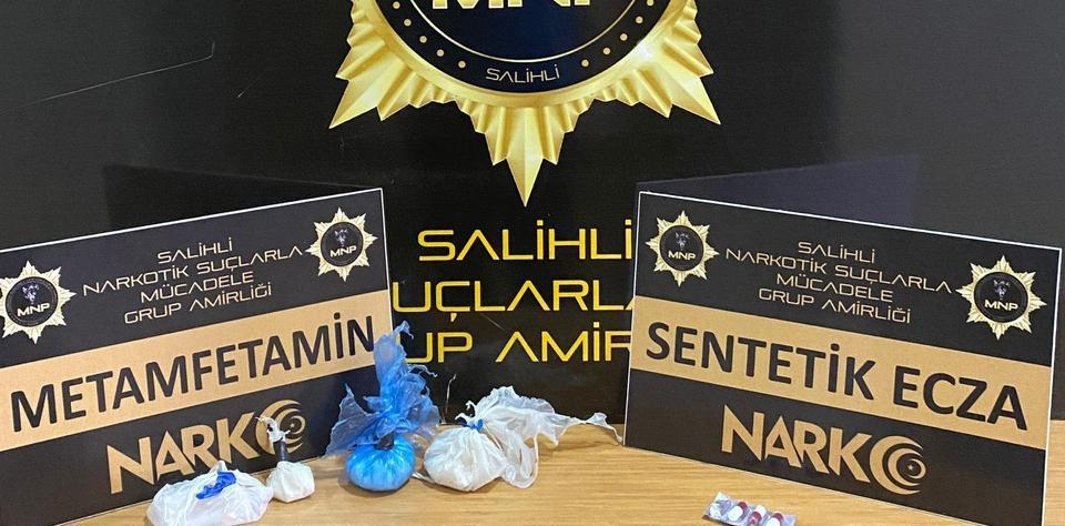 Salihli'deki uyuşturucu operasyonunda 2 kişi tutuklandı