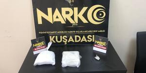 Aydın'da yaklaşık 1 kilogram kokainle yakalanan kişi tutuklandı