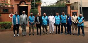 TDV görevlileri, Türkiye'nin Bamako Büyükelçisi Onart'ı ziyaret etti