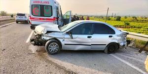 Manisa'daki trafik kazasında 2'si çocuk 4 kişi yaralandı