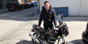 Germencik'te polis tarafından bulunan çalıntı motosiklet sahibine verildi