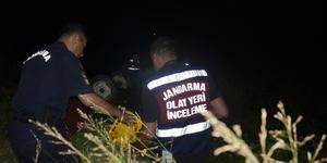 Aydın'da devrilen traktördeki 1 kişi öldü, 1 kişi yaralandı