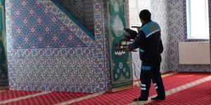 Şuhut'ta camiler ramazan ayına hazırlanıyor