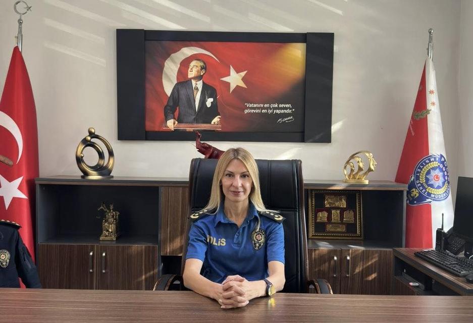Yatağan’ın ilk kadın emniyet müdürü göreve başladı
