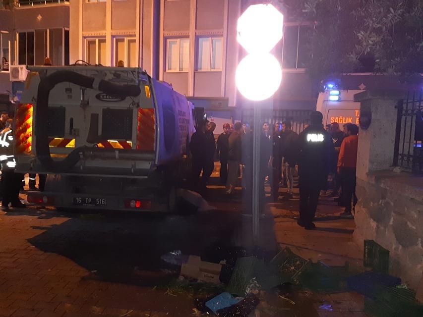 Çöp kamyonunun geri gelirken ezdiği yaşlı adamdan acı haber