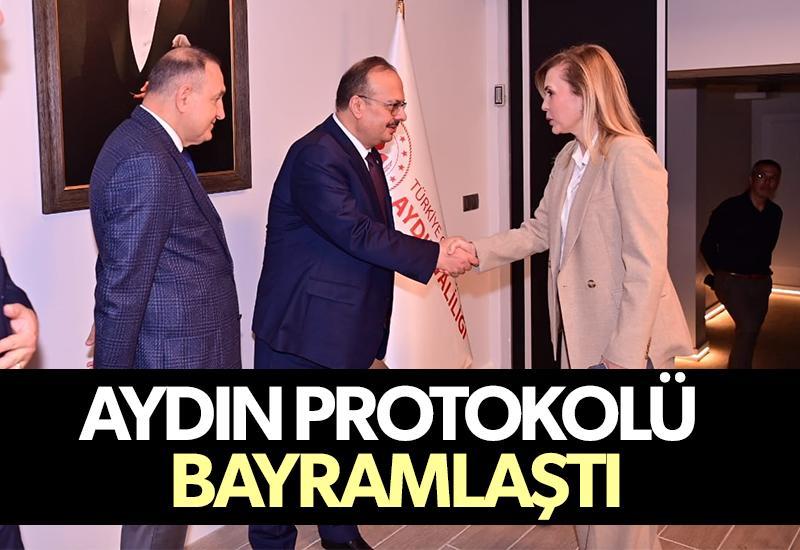 Aydın protokolü bayramlaştı