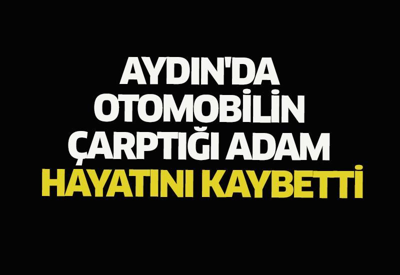 Aydın'da otomobilin çarptığı adam hayatını kaybetti