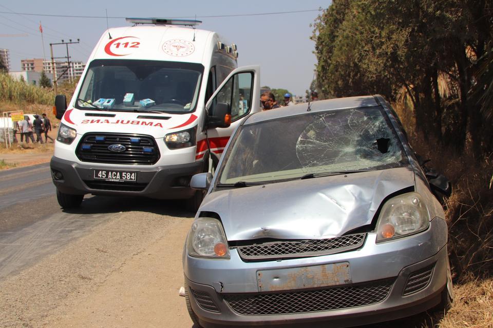 Otomobilin çarptığı yaya ağır yaralandı