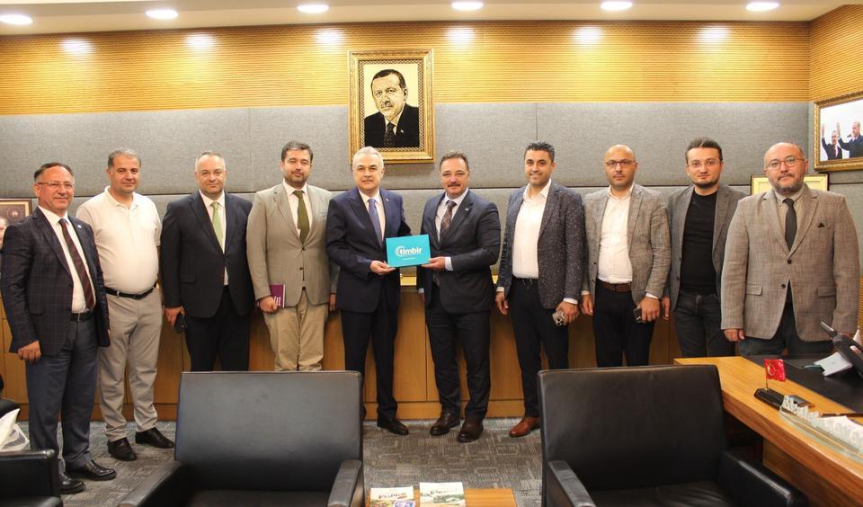 TİMBİR'den TBMM KİT Komisyonu Başkanı Savaş’a ziyaret