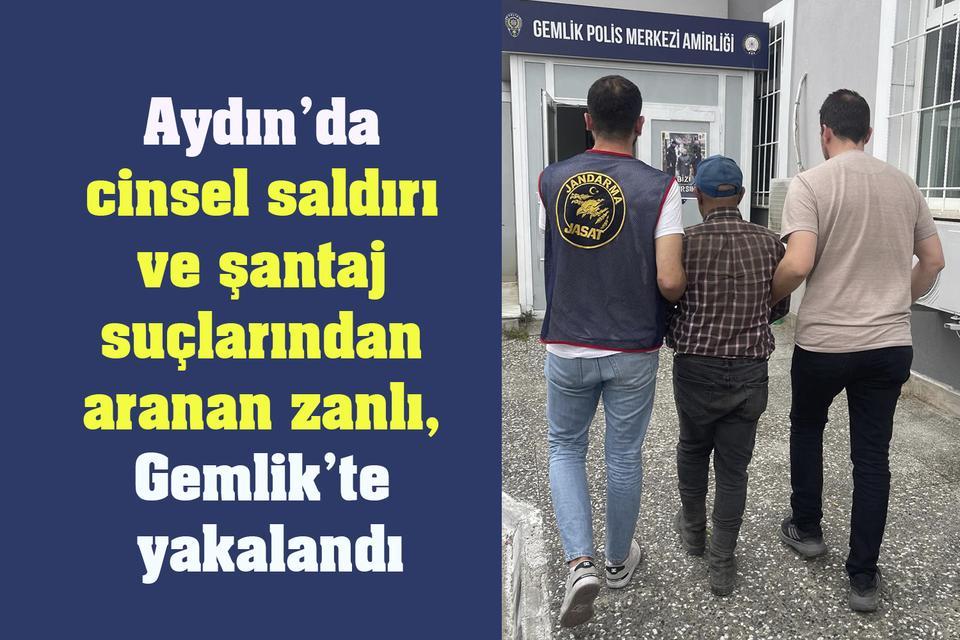 Aydın’da aranan zanlı, Gemlik’te yakalandı