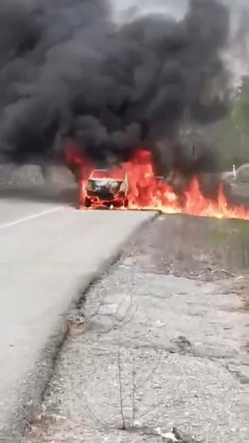 Seyir halindeyken küle döndü