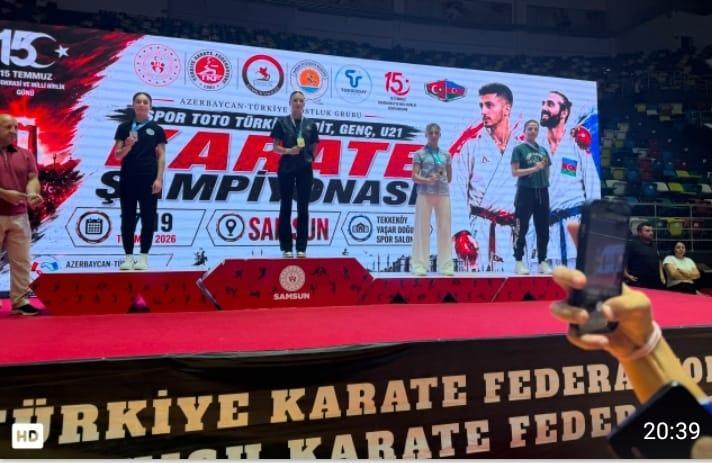 Aydınlı karateciler Türkiye Şampiyonası'nda kürsüye çıktı