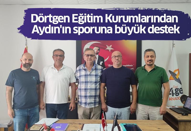 Dörtgen Eğitim Kurumlarından Aydın'ın sporuna büyük destek