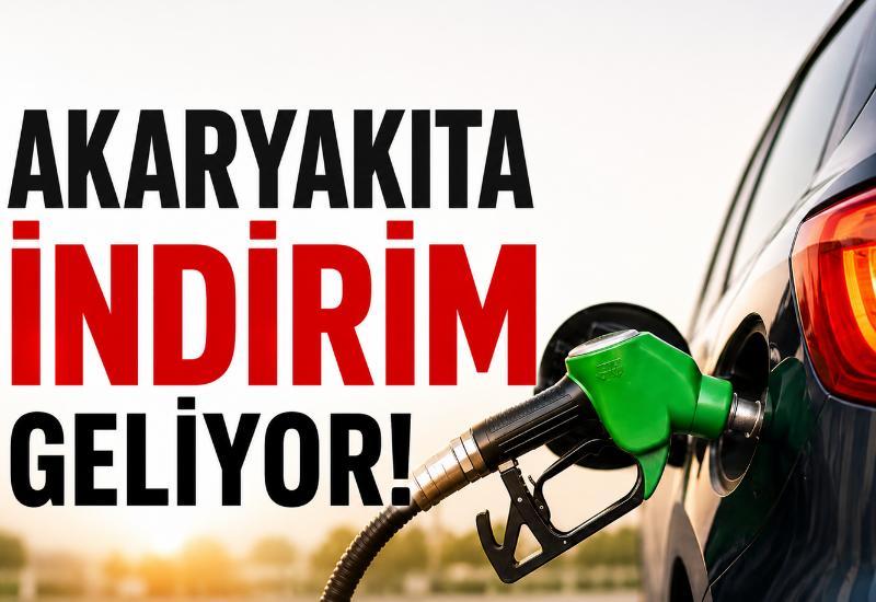 Akaryakıta indirim geliyor