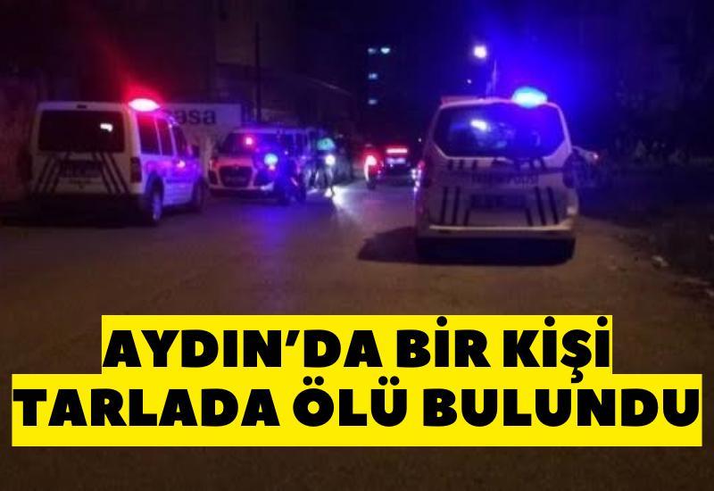 Aydın’da bir kişi tarlada ölü bulundu
