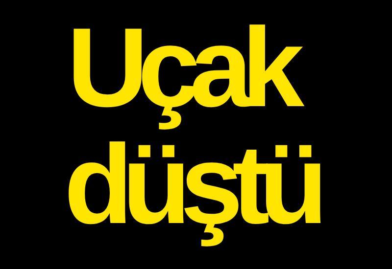 Uçak düştü