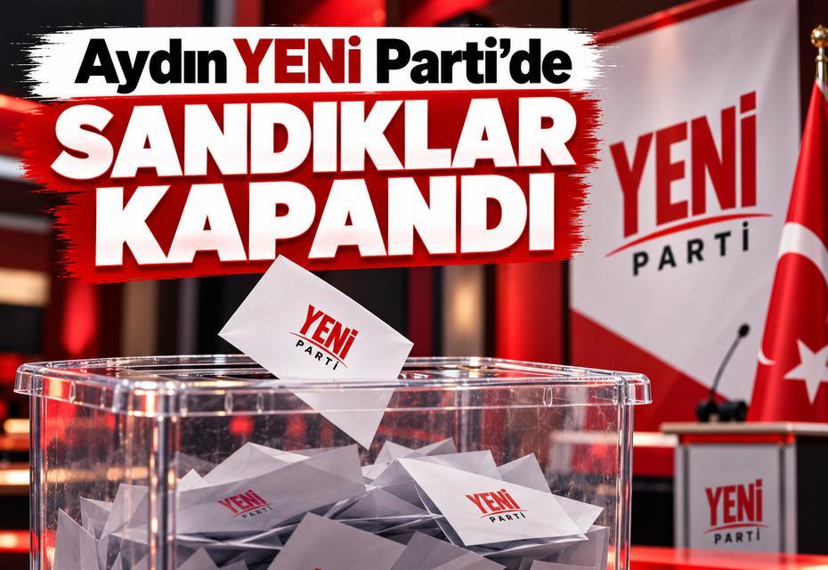 Aydın YENİ Parti'de sandıklar kapandı