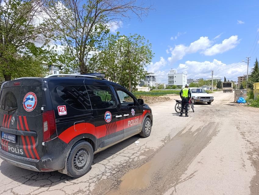 Polisten kaçan motosiklet sürücüsüne rekor ceza