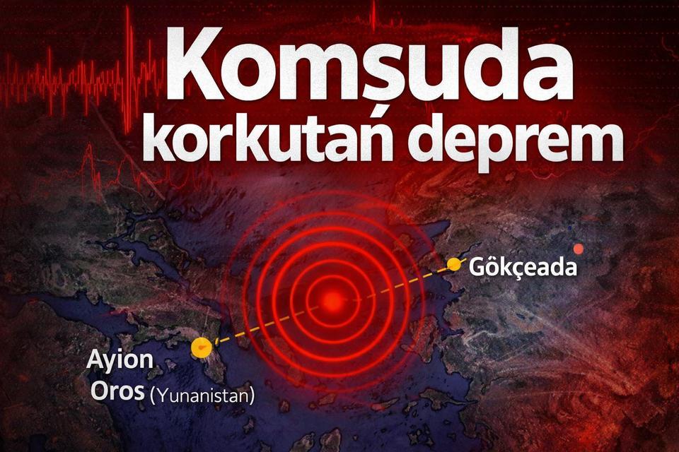Komşuda korkutan deprem