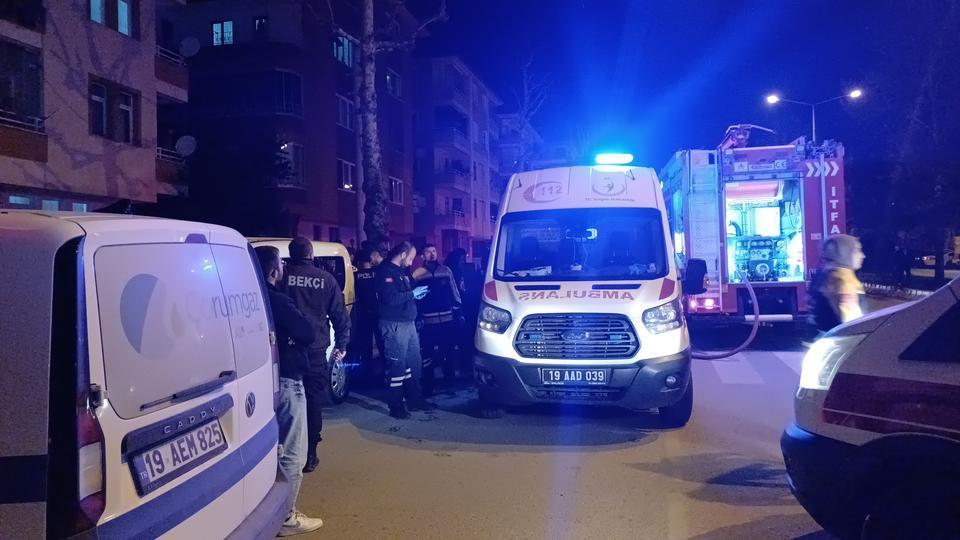 Apartman dairesinde yangın paniği