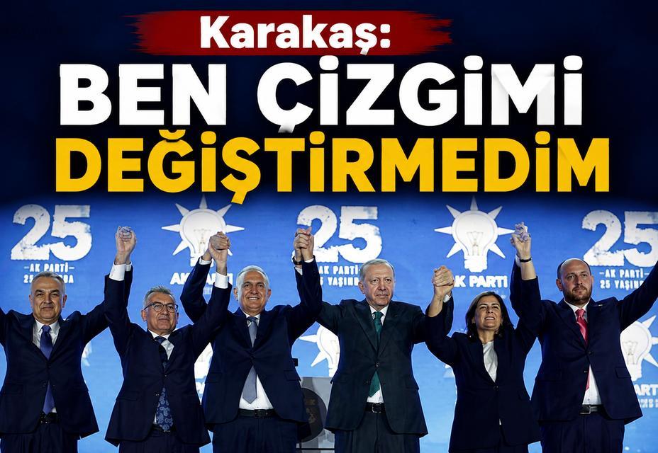 Karakaş: Ben çizgimi değiştirmedim