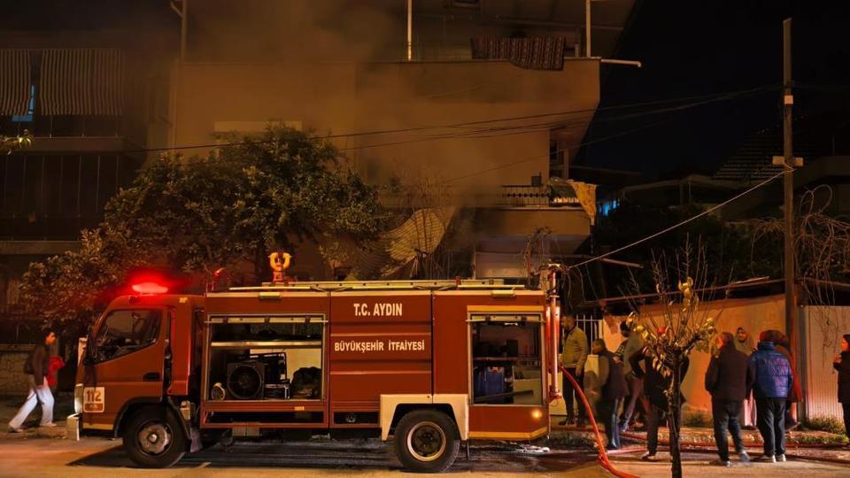 Aydın'da yangın faciası: Ev kullanılamaz hale geldi