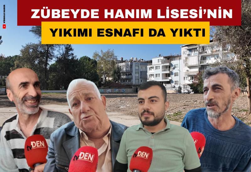Zübeyde Hanım Lisesi’nin yıkımı esnafı da yıktı