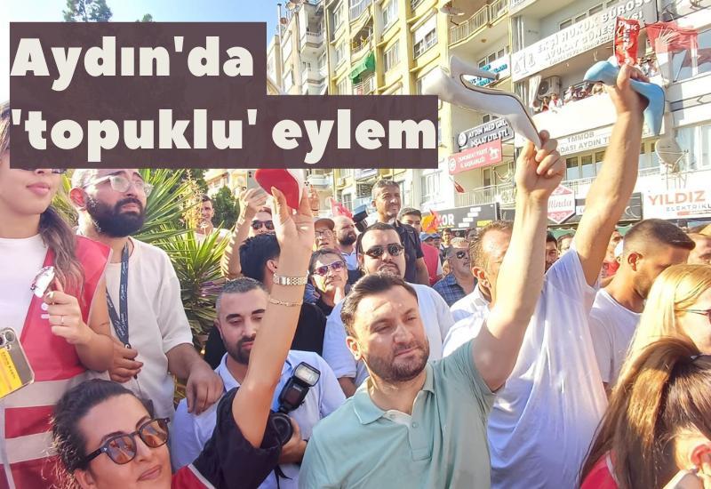 Aydın'da 'topuklu' eylem