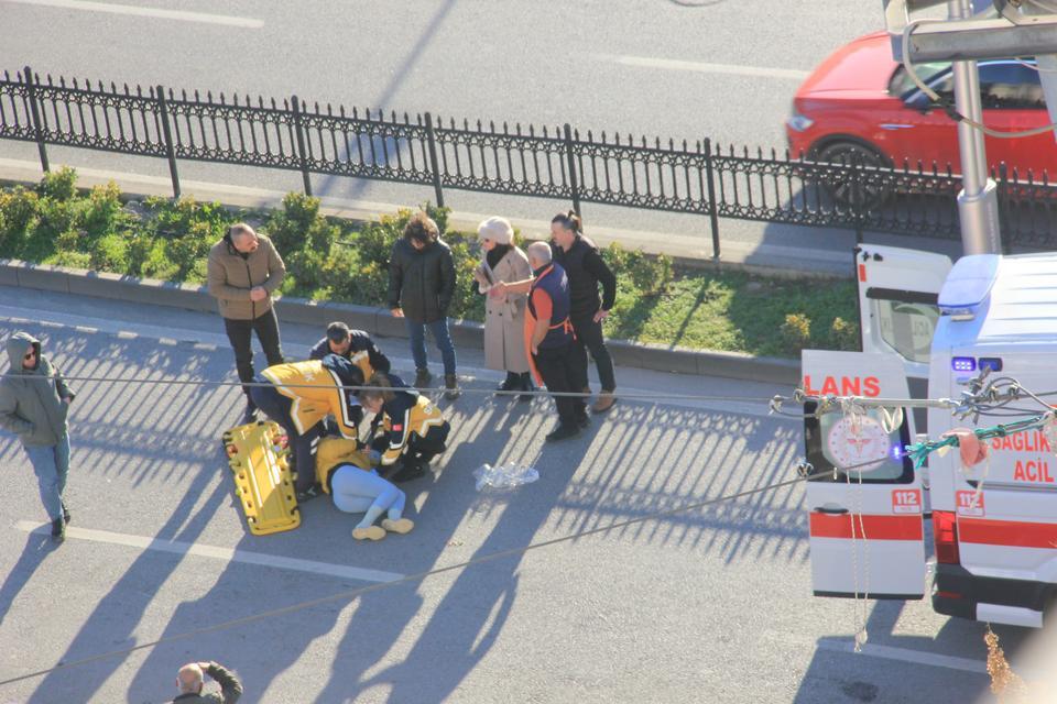 Pikap ile motosiklet çarpıştı: 1 yaralı