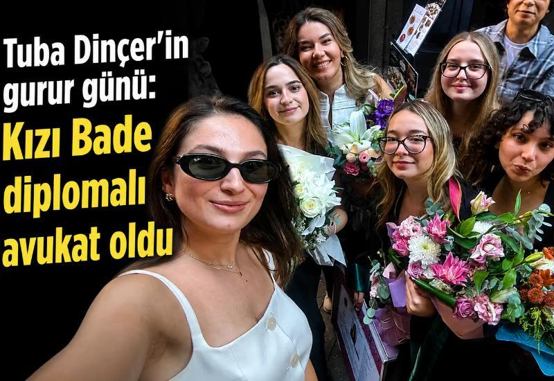 Tuba Dinçer’in gurur günü: Kızı Bade diplomalı avukat oldu