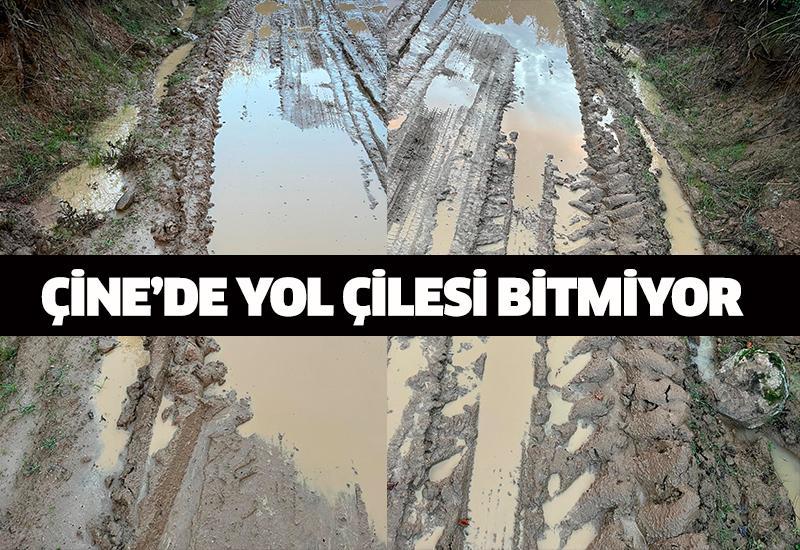 Çine’de yol çilesi bitmiyor
