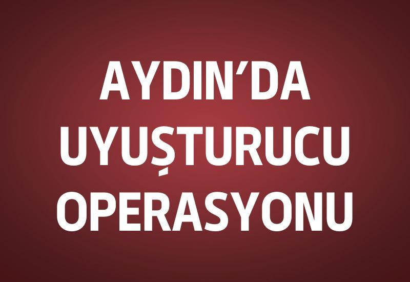 Aydın'da uyuşturucu operasyonu