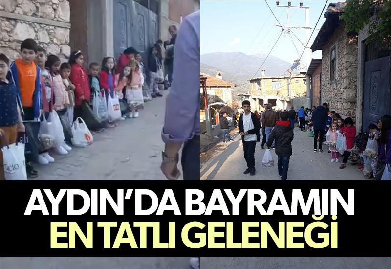 Aydın’da bayramın en tatlı geleneği