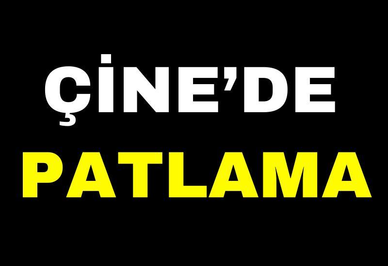 Çine'de patlama