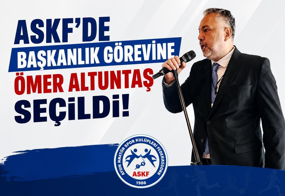 ASKF'de başkanlık görevine Ömer Altuntaş seçildi
