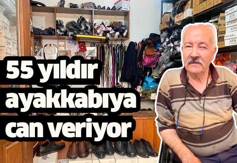 55 yıldır ayakkabıya can veriyor