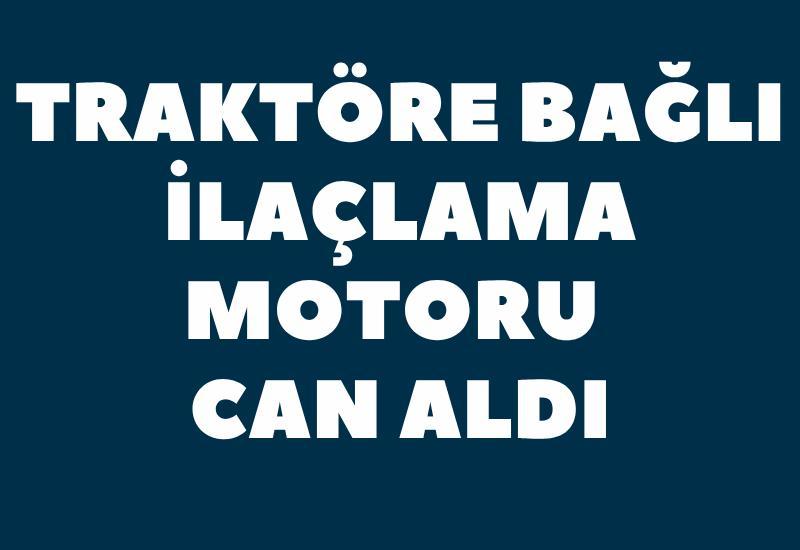 Traktöre bağlı holder can aldı