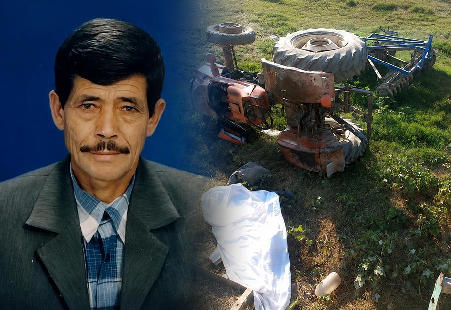 Manevra yaparken devrilen traktörün altında kalan sürücü öldü