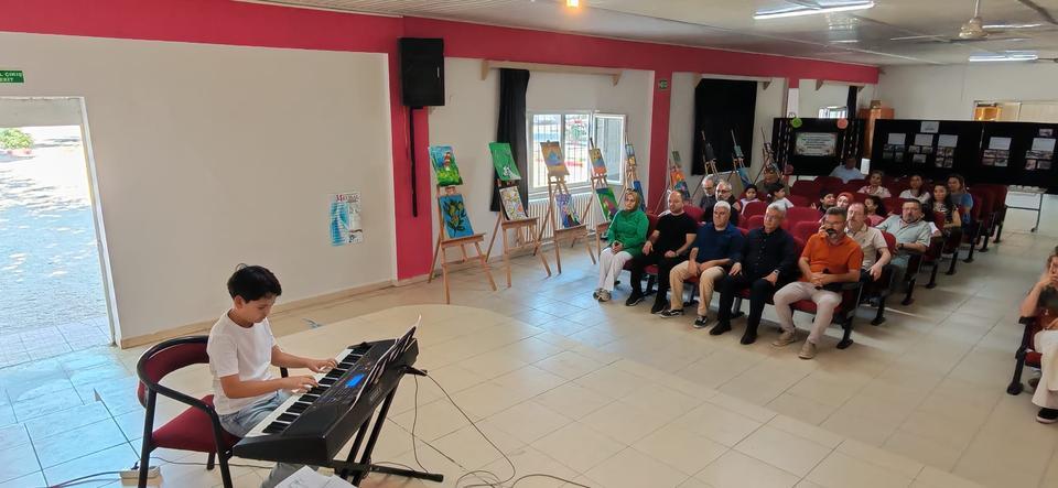 Çine’de bilim, doğa ve sanat Buluştu: "Yeşil Vatan" sergisine büyük ilgi
