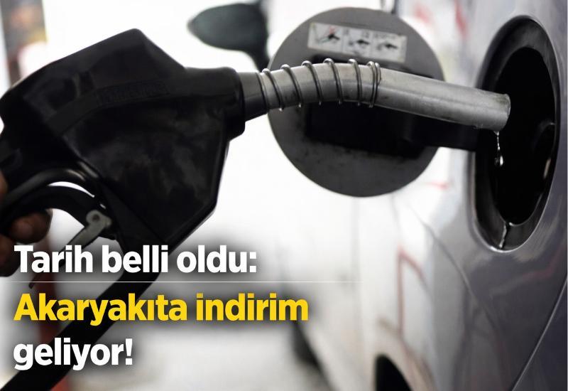 Tarih belli oldu: Akaryakıta indirim geliyor!