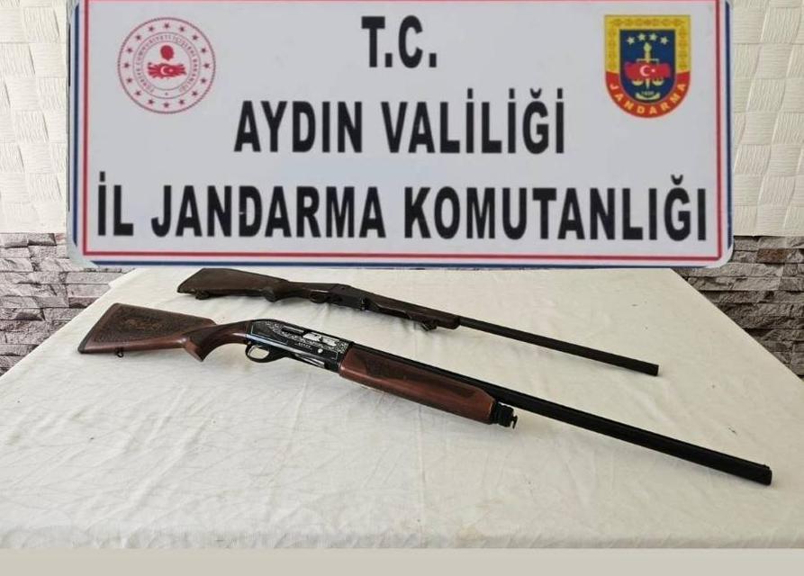Aydın’da ruhsatsız silah operasyonu