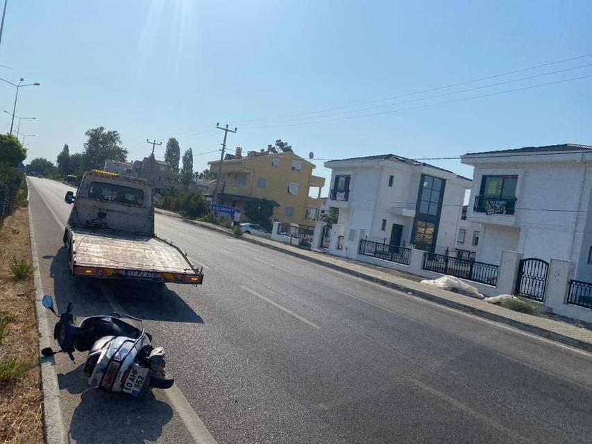 Motosiklet kazası: 1 ölü, 1 yaralı