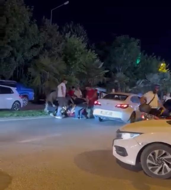 Yol verme tartışması kavgaya dönüştü