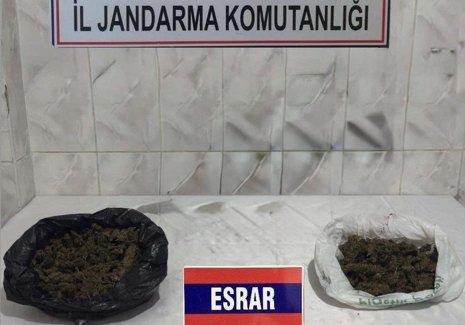 Aydın’da araçtan uyuşturucu ve otomatik tüfek çıktı