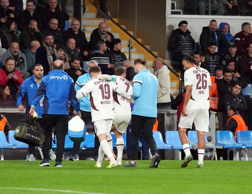 Trabzonspor’da Edin Visca sakatlandı