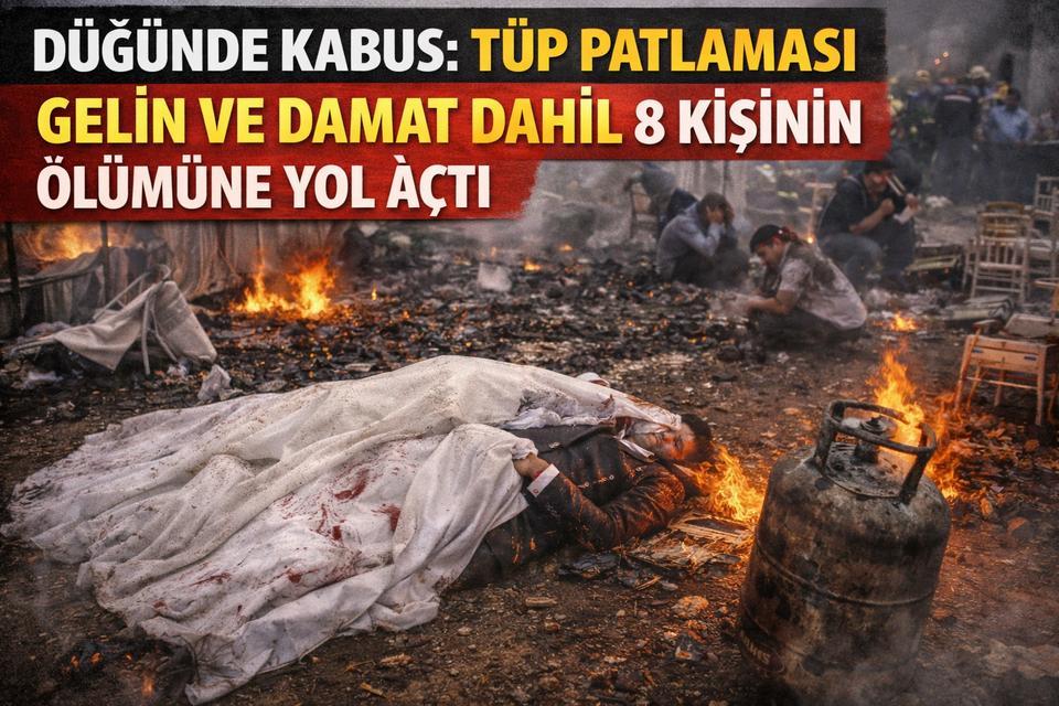 Düğünde kabus: Tüp patlaması gelin ve damat dahil 8 kişinin ölümüne yol açtı
